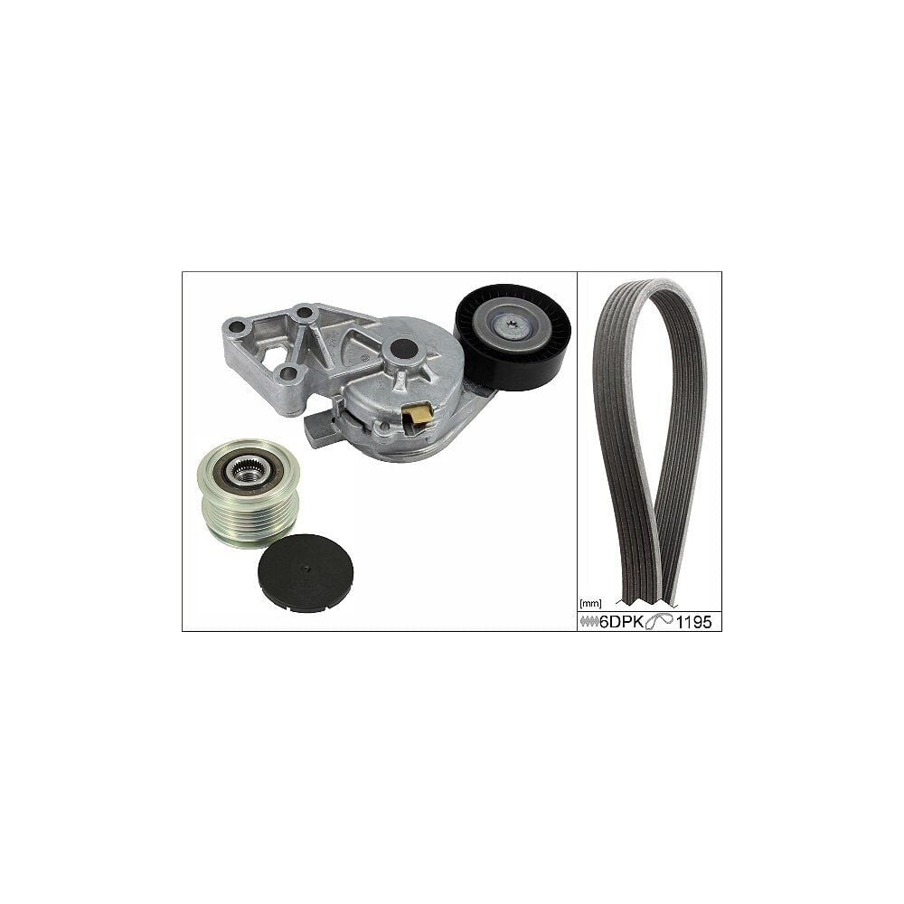 Ina V Kayış Seti VW T5 - Golf 4 - Bora - Sharan 1.9 TDI 1997-2015 038903315AE
