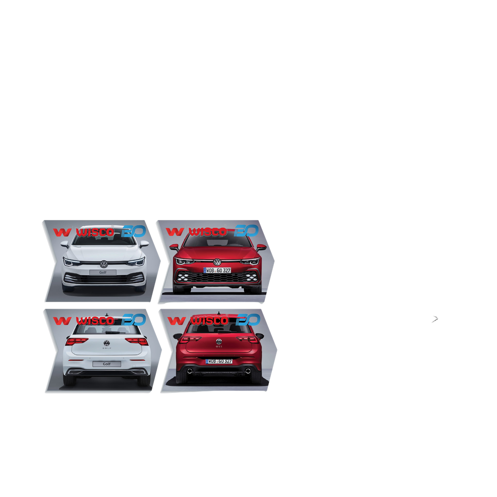 Tampon Seti Komple (Ön-Arka-Yan) VW Golf 8 GTI 2020- 5H0807217 5H0807221
