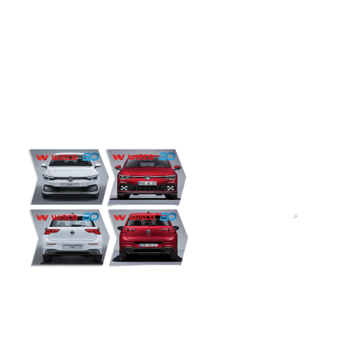 Tampon Seti Komple (Ön-Arka-Yan) VW Golf 8 GTI 2020- 5H0807217 5H0807221