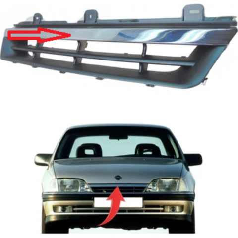 Ön Panjur Üst Nikelaj Çıtası Opel Omega A 1994-1998 90429926