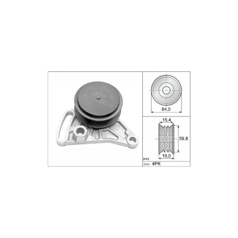 Ina V Kayış Gergi Rulmanı VW Passat - Audi A4 - A6 1.6-1.8-1.9 TDI 1997-2004 058260511
