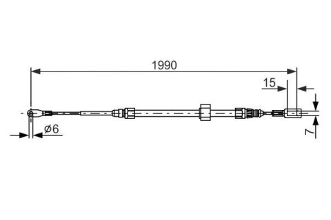 Lt Sprınter El Fren Telı 96-06 [Bosch] [2D0609701A]