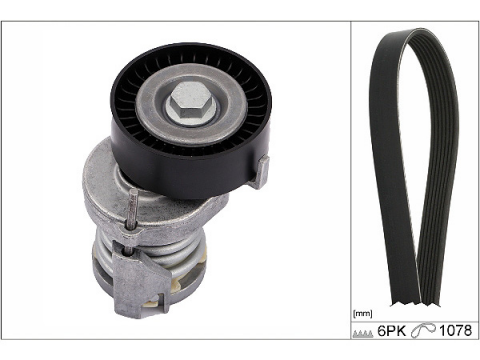 Ina V Kayış Seti VW Polo - Golf 4 - Bora - Cordoba - Fabia AEE-ALM-AFH-AHW-BBY-BKY-BBZ-BCB 1.4 16V-1.6 16V 1994- 030145299F