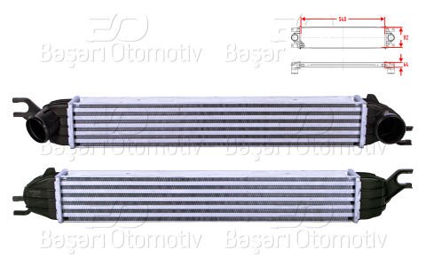 Turbo Radyatoru (Intercooler) 540X82x64 Mını Cooper  2751277