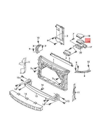Hava Kanalı Polo 14- Ioe-Vw 6C0805962