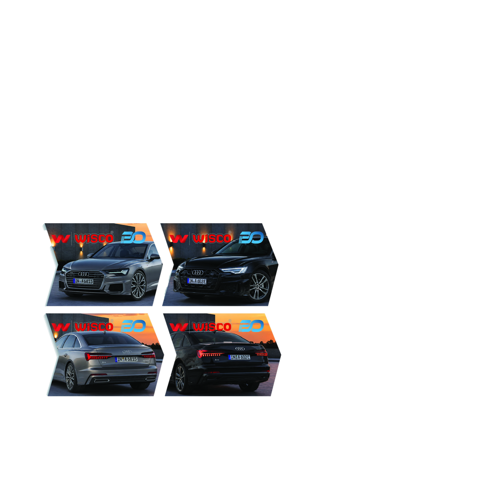 Tampon Seti Komple Ön-Arka Black Edition Audi A6 C8 S-Line 2019-2024 4K0807065