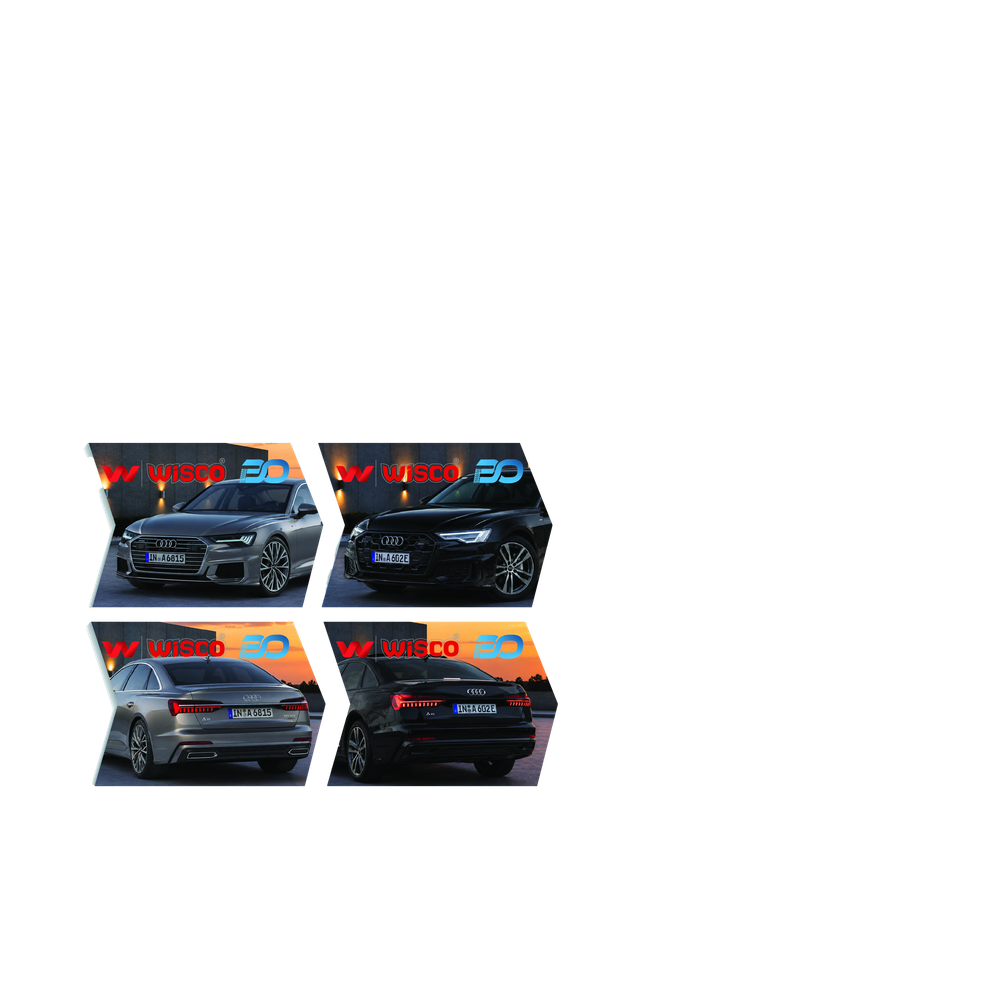 Tampon Seti Komple Ön-Arka Black Edition Audi A6 C8 S-Line 2019-2024 4K0807065