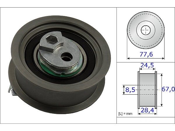 Ina Eksantrik Gergi Rulmanı VW Passat - A3 - A4 2.0 FSI 2005-2011 06D109243B