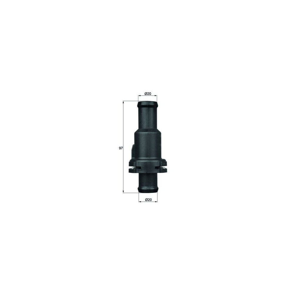 Behr-T Termostat 75°C Gövdeli VW Golf 5 - Golf 6 - Jetta - Q3 1.4 TSI 1K0121113A