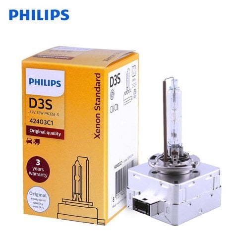 D3S Ampul Philips (12V 35W) 'Xenon' 6000K Volkswagen Universal