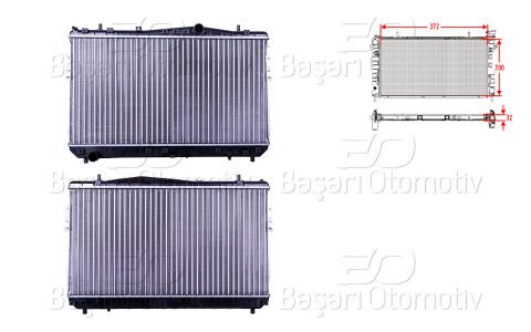 Su Radyatoru Mekanık Mt 372X700x32 Chevrolet Lacett 96553378