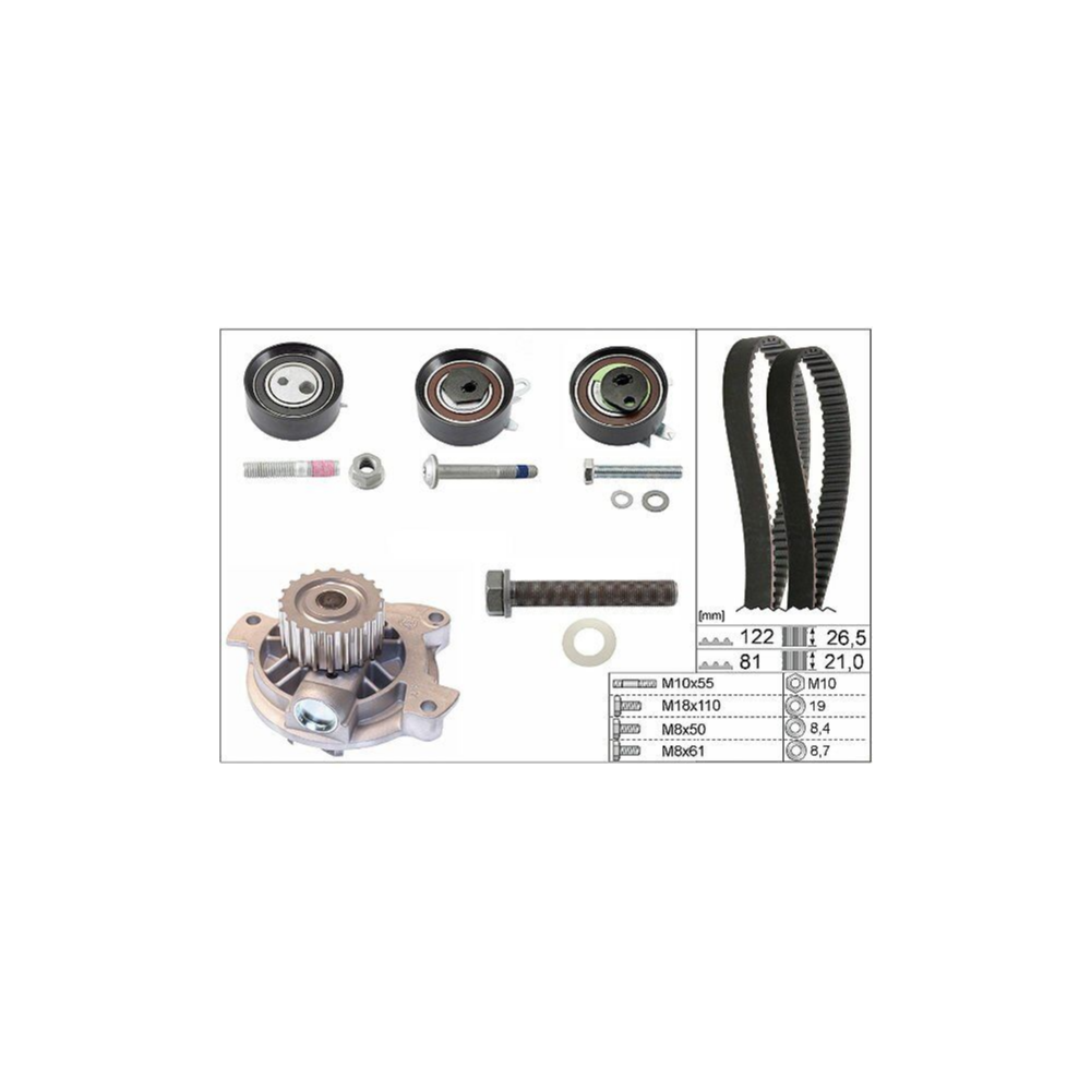 Ina Triger Seti ve Devirdaim VW T4 - LT 2.5 TDI ACV-ANJ-AVR-AHD 1991-2003 074198119Q