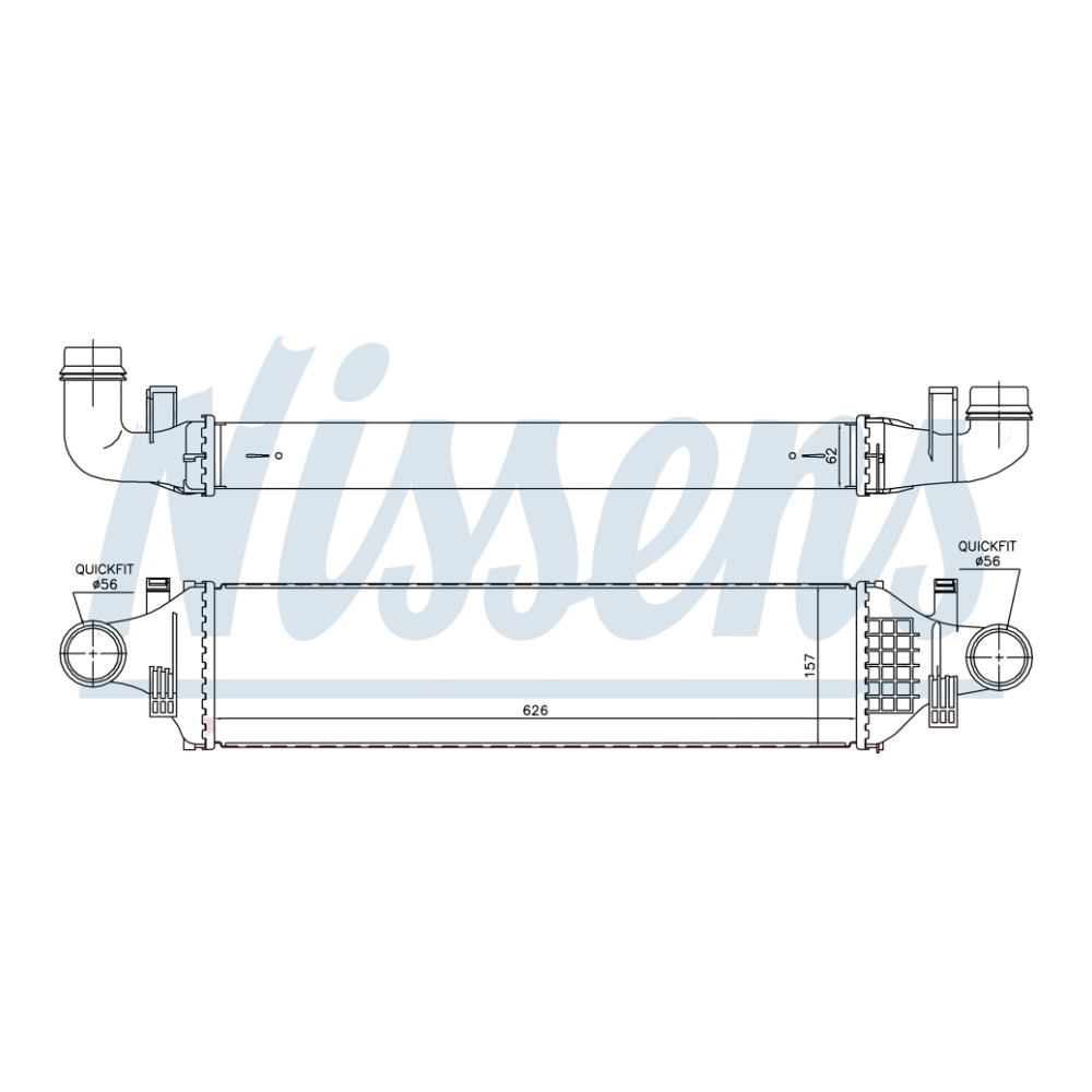 Wisco Turbo Radyatörü Intercooler Mercedes W176 2465000900