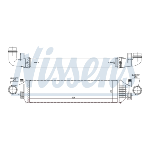 Wisco Turbo Radyatörü Intercooler Mercedes W176 2465000900