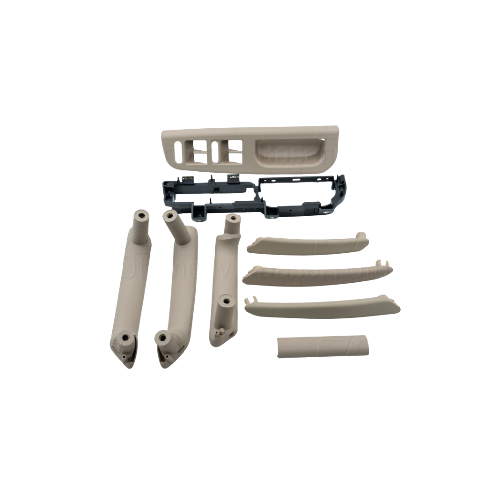 Kapı Kol Tutamak Seti (Cam Düğme Çerçeveli) Bej VW Passat B5 B5.5 1996-2005 3B0867175R48