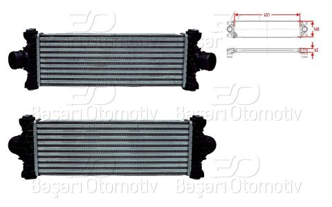 Wisco Ford Transit Turbo Radyatörü (Intercooler) CC119L440BE
