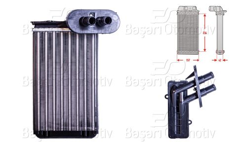 Kalorıfer Radyatoru Vw Golf Ibıza 2 1.0 1.4 I 1.6 I 1 103147