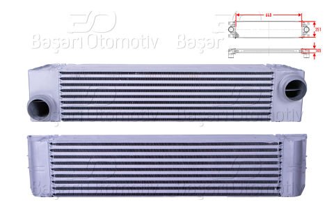 Turbo Radyatoru (Intercooler) 648X351x105 Bmw 7 Serı 7790846