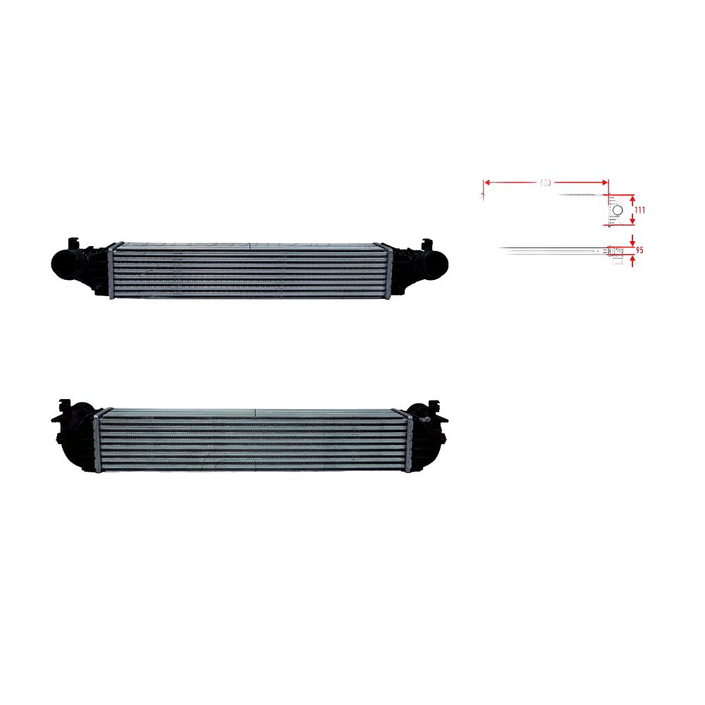 Wisco Turbo Radyatörü (Intercooler) Opel Astra 13356681