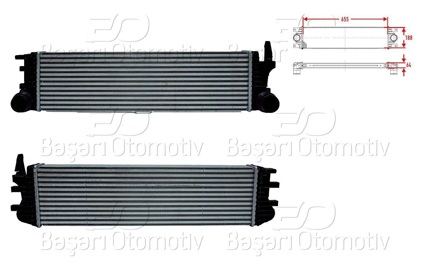 Wisco Turbo Radyatörü Intercooler Mercedes Vito W447 114 CDI