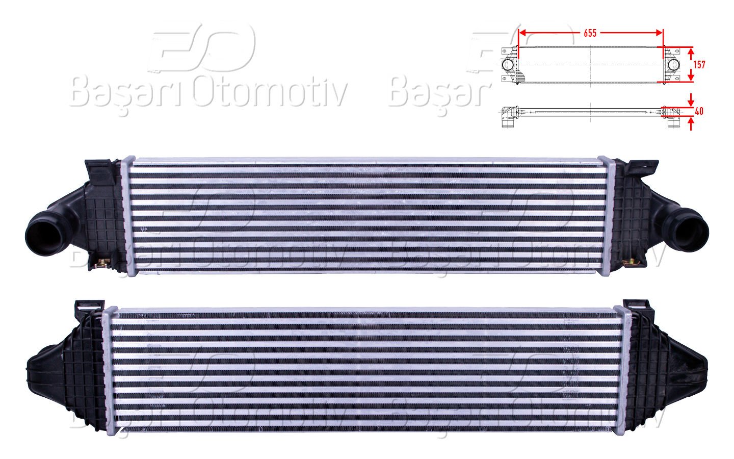 Turbo Radyatoru (Intercooler) 655X157x40 Volvo 2 1. 31367277