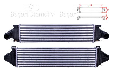 Turbo Radyatoru (Intercooler) 655X157x40 Volvo 2 1. 31367277