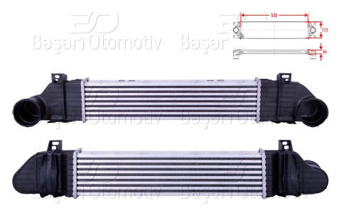 Turbo Radyatoru (Intercooler) 530X113x64 Mercedes 2205000000