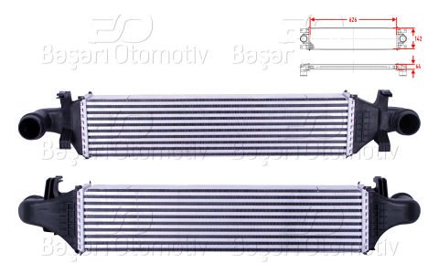 Turbo Radyatoru (Intercooler) 626X142x64 Mercedes 2465000100