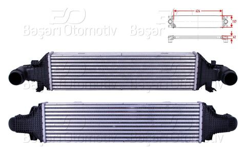 Turbo Radyatörü (Intercooler) Mercedes-Benz C Serisi W204 C180 2045000200