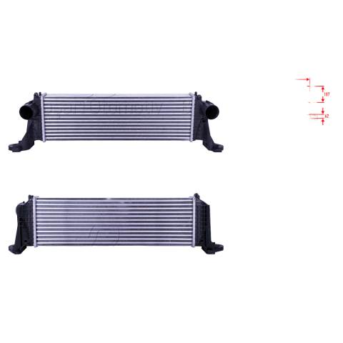 Turbo Radyatörü (Intercooler) Iveco Daily 5 - 6 2.3 D - 3.0 D 2011- 5801255907