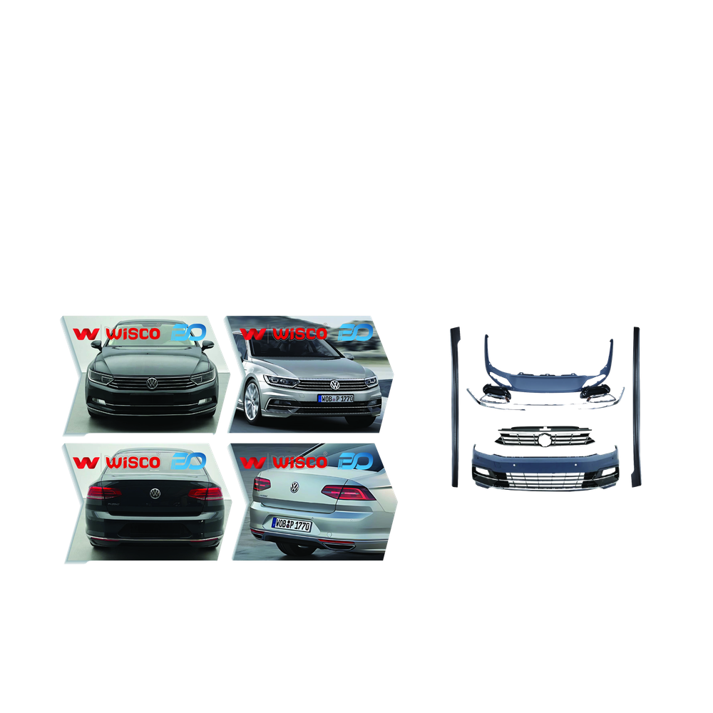 Tampon Seti Komple (Ön-Arka-Yan) VW Passat B8 R-Line 2014-2018 3G0807217 3G0807221 3G5807417 3G5807421