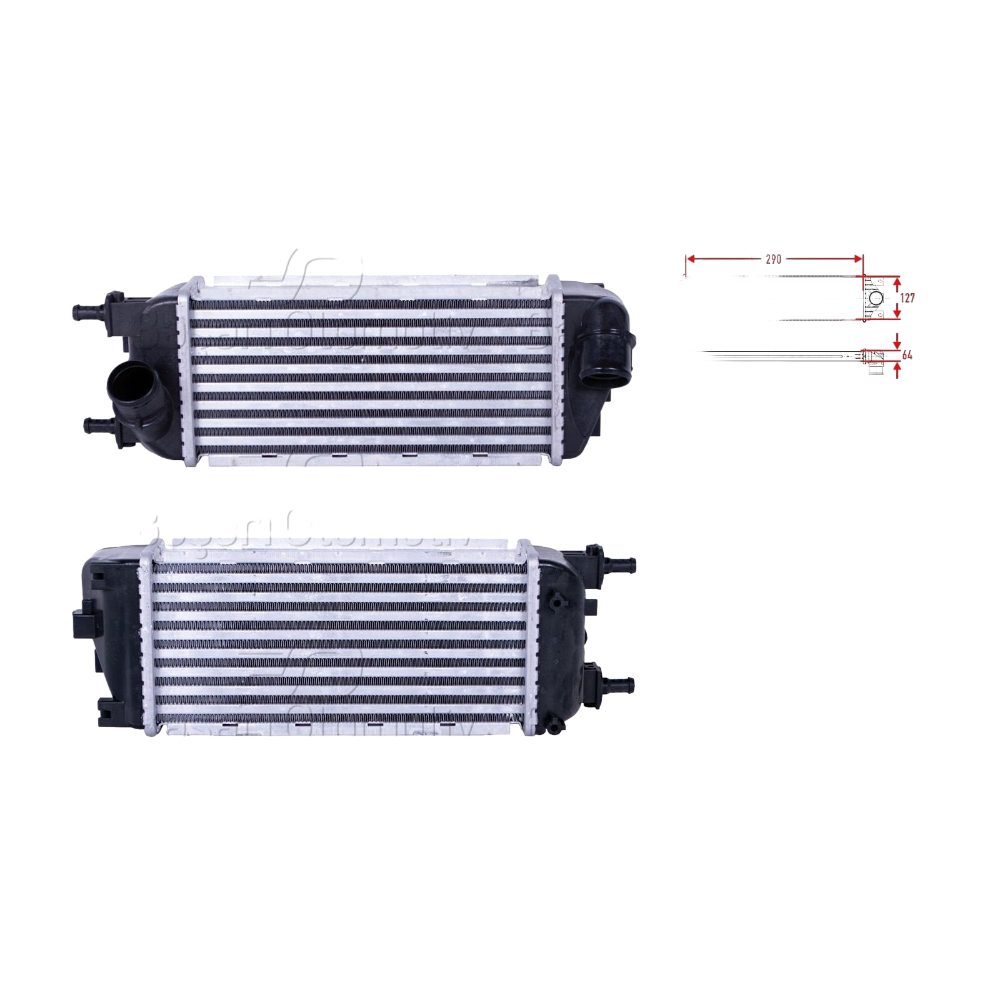 Turbo Radyatörü (Intercooler) Fiat Panda 0.9 T - 1.3 JTD 2012- 51930049