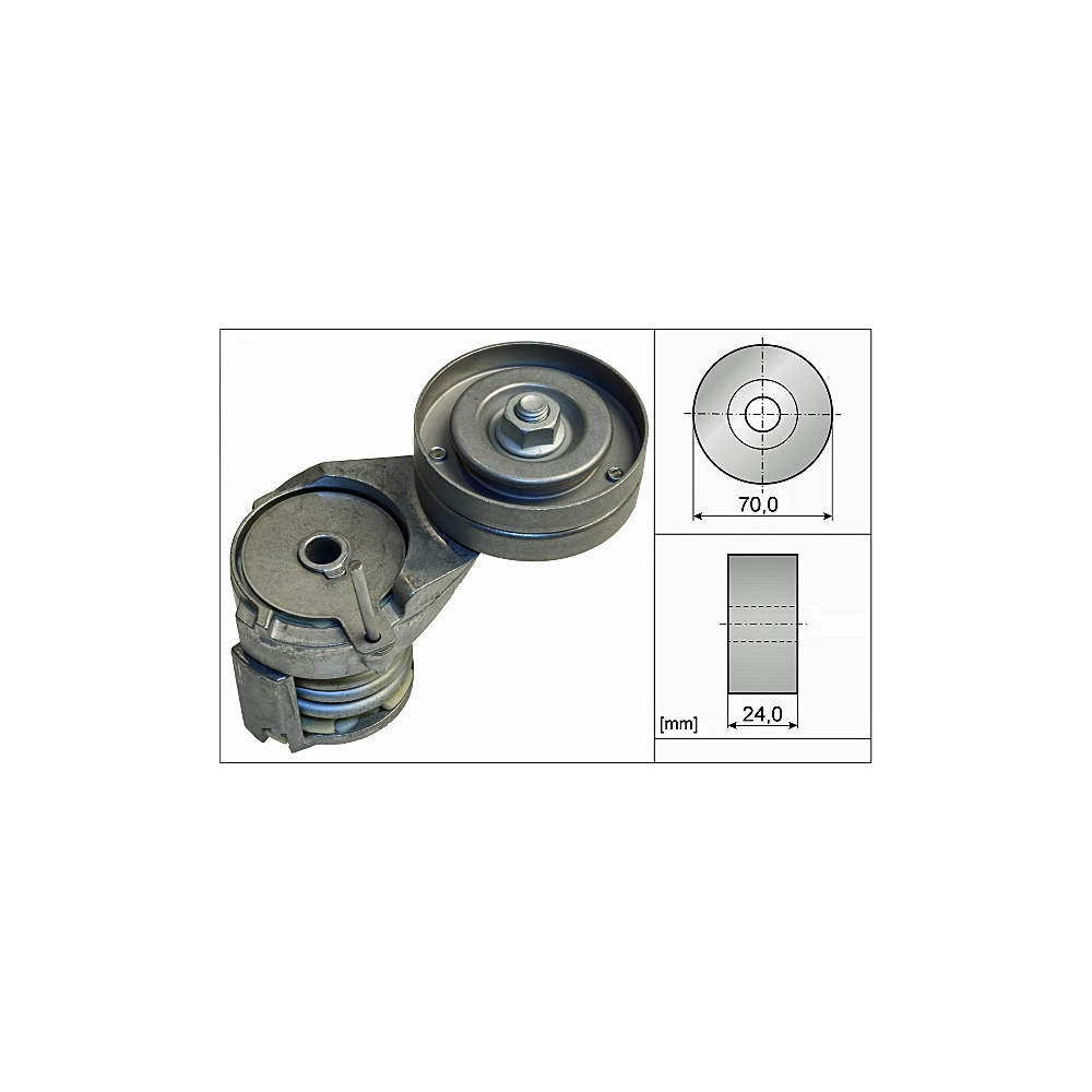 Ina V Kayış Gergisi Komple VW Golf 4 - Bora - Polo - Cordoba - Fabia - Audi A3 AHW-BCB 1.4 16V-1.6 16V 1999-2004 032145299A