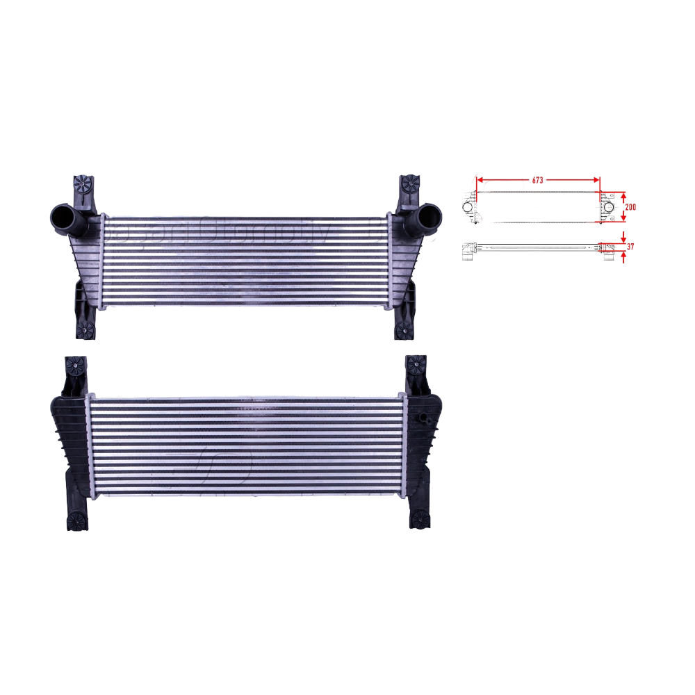 Wisco Turbo Radyatörü Intercooler Ford Ranger T U209