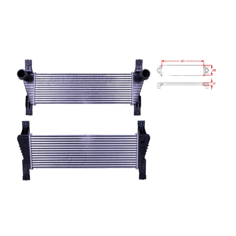 Wisco Turbo Radyatörü Intercooler Ford Ranger T U209