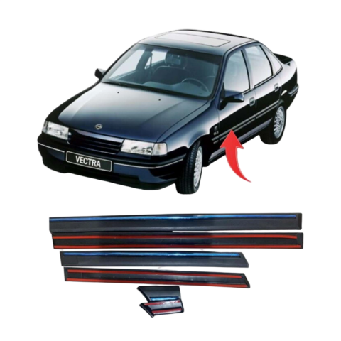 Kapı Çıtası Takım (6 Parça) Opel Vectra A 1993-1995 5171472 90510591
