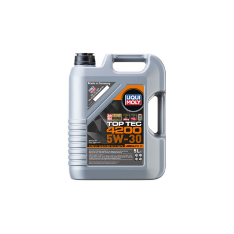 Liqui Moly Motor Yağı 5W-30 Top Tec 4200 VW 504.00 / 507.00 5 Litre