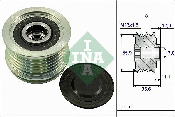 Alternatör Kasnagı Passat A4 A6 04- Ina 06B903119B