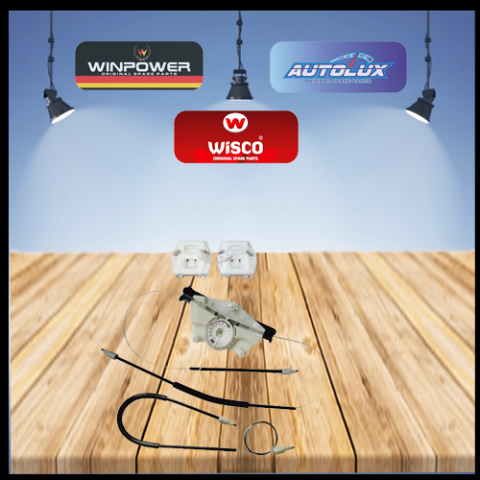 Cam Kriko Tamir Takımı Ön Sağ 4 Kapı VW Polo 2002-2009 6Q4837462