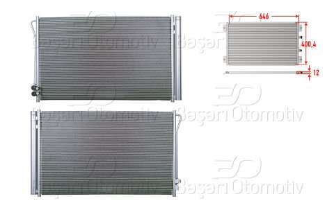 Klıma Radyatoru 646X400,4X12 Mercedes-Benz Vıto 1 4478350070