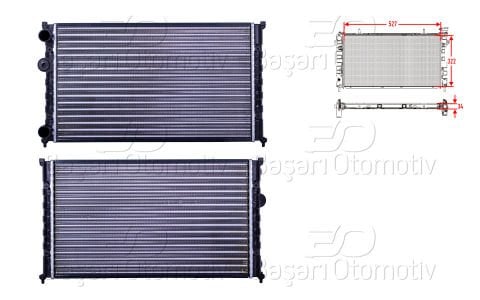 Su Radyatoru Mekanık Mt 527X322x34 Mm Vw Polo 3 Classıc (6V2) [6K0121253K]