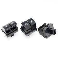 Orijinal Cam Açma Düğmesi Sağ Tekli Krom Amarok - Caddy - CC - Golf 5 - Jetta - Passat 2010 Sonrası