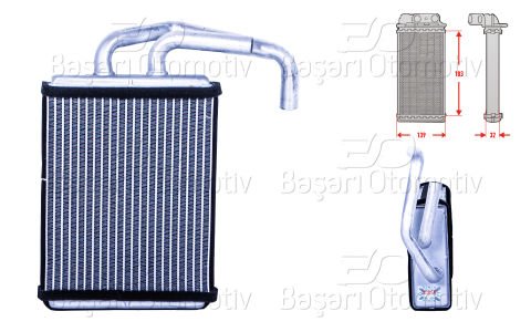 Kalorıfer Radyatoru Brazıng 180X159 Mm Mıtsubıshı L MN123461