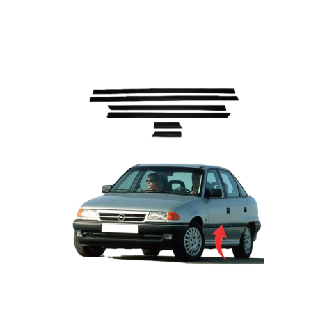 Kapı Çıtası Takım (6 Parça) Opel Astra F 1991-1998 2220039