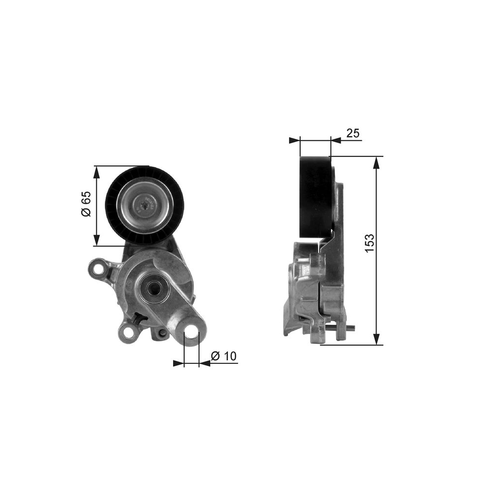 Gates V Kayış Gergisi Komple VW Golf 5 - Jetta - Passat - Tiguan - Audi A3 1.4 TSI - 1.6 FSI 2004-2010 6Q0145299