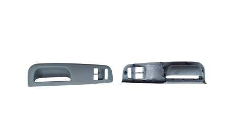 Cam Açma Paneli Çerçevesi Gri 2 Düğmeli VW Golf 4 - Bora - Passat - Octavia 1997- 3B1867171D