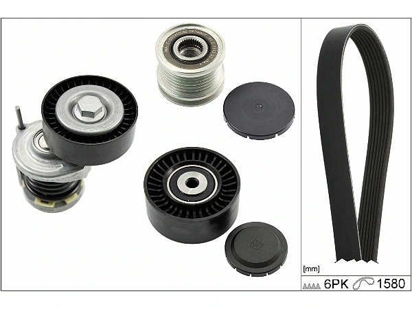 Ina V Kayış Seti VW T5.5 - Crafter - Polo - Passat - Golf 6 1.2/1.6/2.0 TDI 2010- 038903315AH