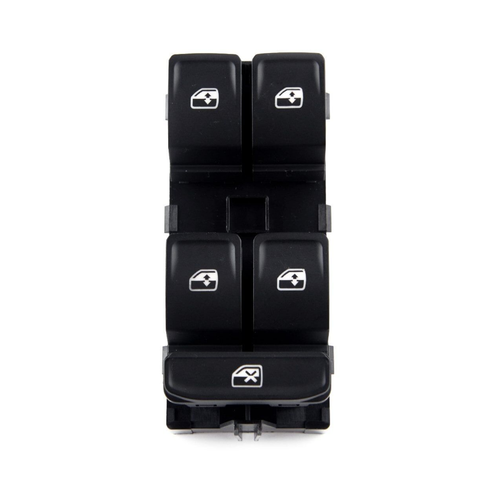 Cam Açma Düğmesi Sol - Dörtlü / Kromlu VW Golf 7 - Passat - Arteon - Polo - Taigo - T-Cross - T-Roc - Tiguan 5G0959857A