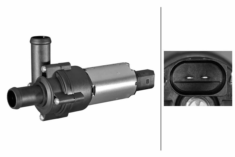 Hella İlave Su Pompası VW T4 - LT 2.4 D - 2.5 TDI 1991-2006 1J0965561