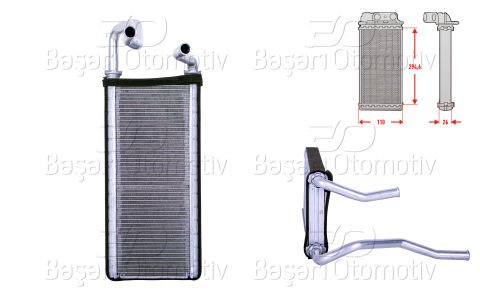 Kalorıfer Radyatoru Brazıng 110X295 Mm Honda Crv 2.0 I 79110